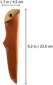 UPKOCH 5 Pcs Chef Knife Guards Premium PU Leather Knife Covers