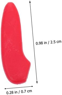 Zerodeko 30pcs Plastic Red Knife Tip Covers