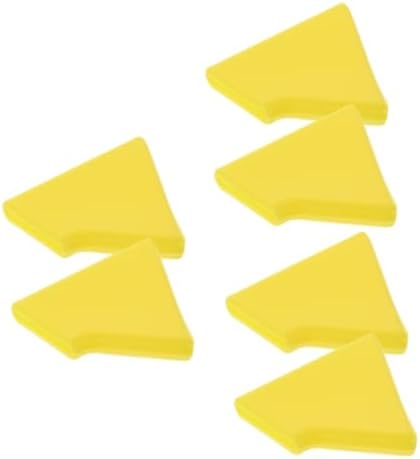 6-Piece Kitchen Finger Protectors Durable Safety Shields Yellow Reusable
