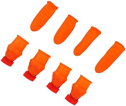 Ergonomic Silicone Thumb Knife Holder with Pepper Guard for Flat Knives
