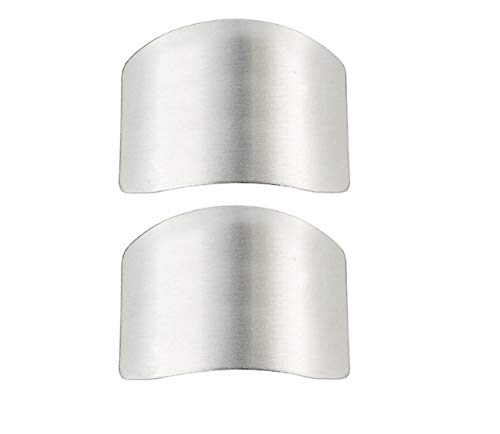 WOIWO 2-Piece Stainless Steel Hand Guard Protect Your Fingers while Cooking