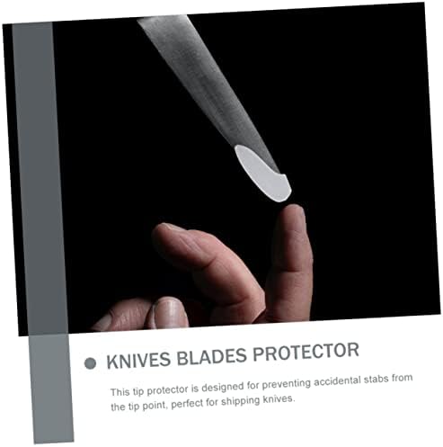 25-Piece Knives Tip Protectors CRILSTYLEO Plastic White Kitchen Savings