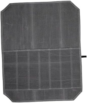 Hemoton Folding Storage Bag Canvas Travel Knife Holder