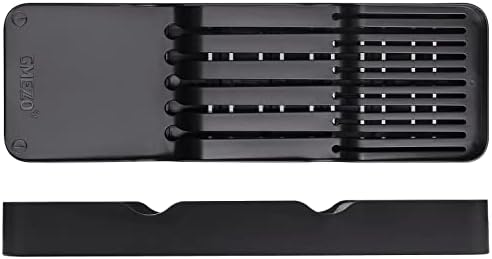 GMEZZO Knife Organizer Space-Saving Knives Holder Black
