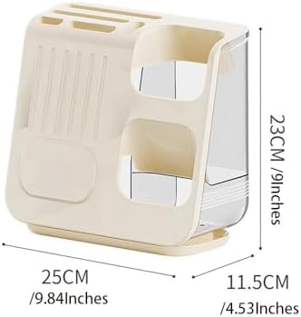 Vilemoon Kitchen Storage Racks with Knife Holder and Drain Tray
