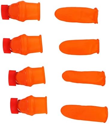 Ergonomic Silicone Thumb Knife Holder with Pepper Guard for Flat Knives