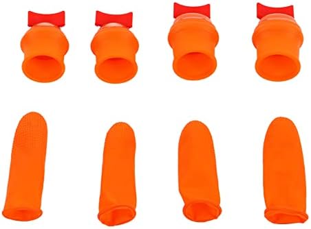 Ergonomic Silicone Thumb Knife Holder with Pepper Guard for Flat Knives