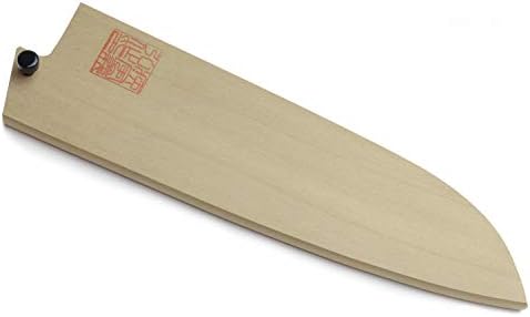 Premium Saya Cover for Santoku Knives with Natural Magnolia Wood Protection