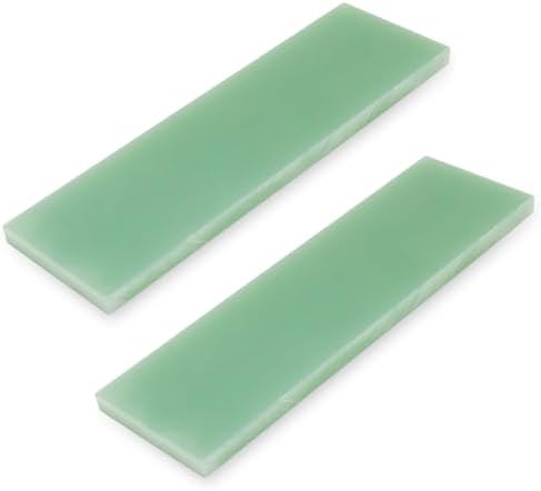 Superdi G10 Scales JADE GREEN Knife Handle Grip Slabs
