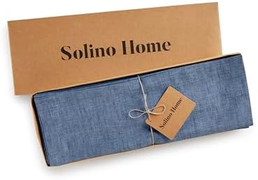 Solino Home Linen Placemats - Set of 4 - Handcrafted Pure Linen Place Mats