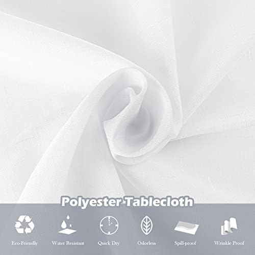 Round Tablecloth 60 Diameter White