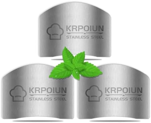 304 Stainless Steel Finger Guards Durable Kitchen Protector 3-Piece Set