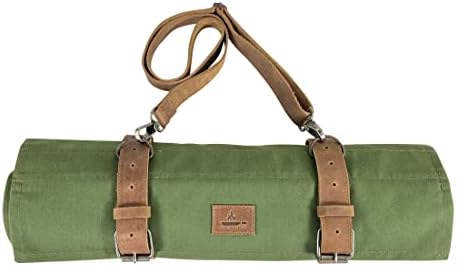 Stylish Knives Holder with 10 Pockets and Adjustable Shoulder Strap