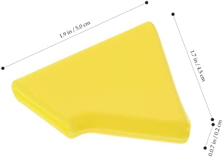 6-Piece Kitchen Finger Protectors Durable Safety Shields Yellow Reusable