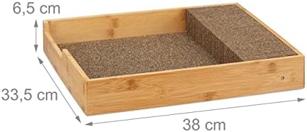 RelaxDays Natural Bamboo Block Organizer