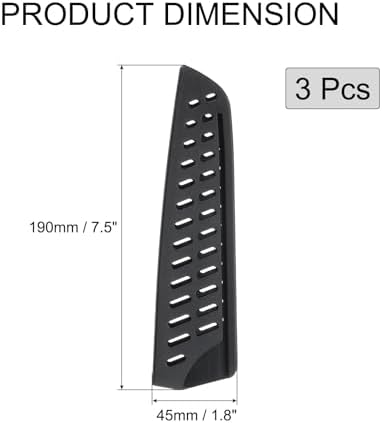 3-Piece Wooden Knife Covers SetProtective Durable Kitchen Knives Protector