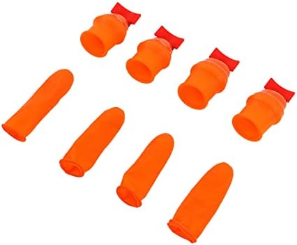 Ergonomic Silicone Thumb Knife Holder with Pepper Guard for Flat Knives
