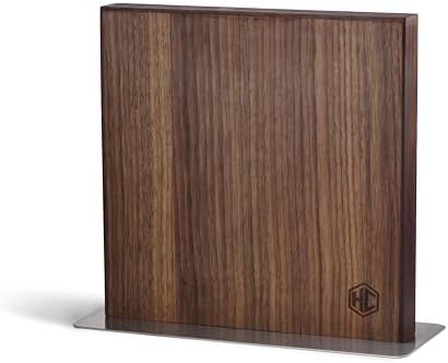 HexClad Magnetic Walnut Knife Block Holder