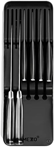 GMEZZO Knife Organizer Space-Saving Knives Holder Black