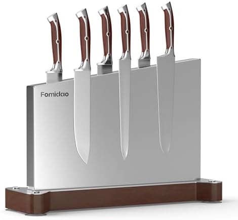Magnetic Extra Large Stainless Steel Knife Holder Double Sided