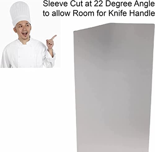 8 Chef Knives Sleeve Durable 10-Piece Perfect Fit Handles Included