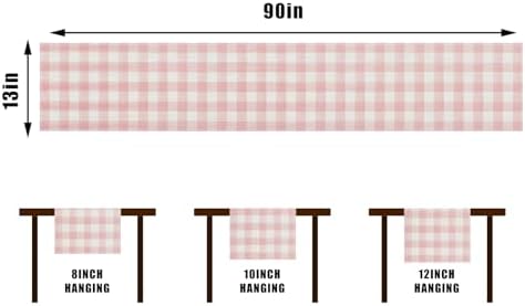 Linen checked tablecloth soft eco-friendly easy to wash multi-use