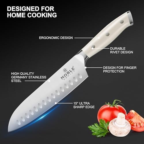 Complete 16-Piece Kitchen Knife Set with Wooden Block