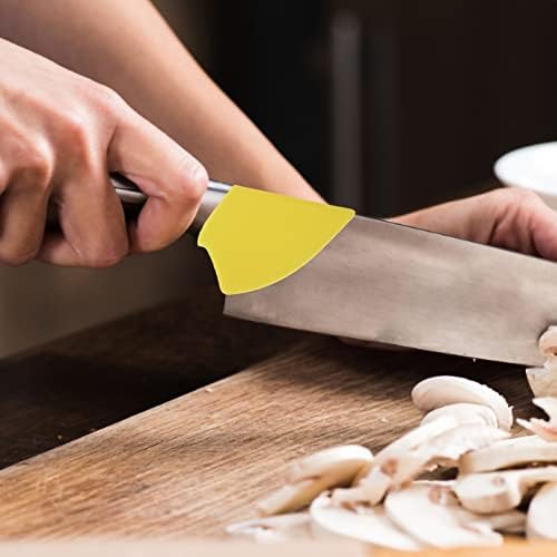 CALLARON Safe Silicone Knife Guards for Kitchen Use 2-Piece Set
