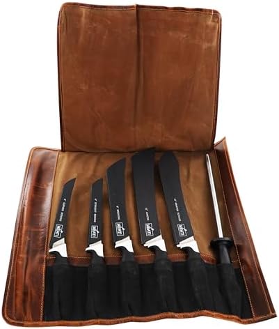 MEAT Leather Knife Rollup