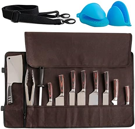 Baobab County Knife Roll Bag Brown