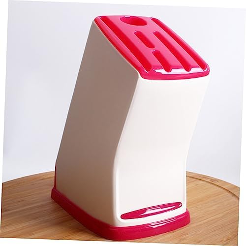 Premium Kitchen Knife Holder with Drain Tool and PP Safety