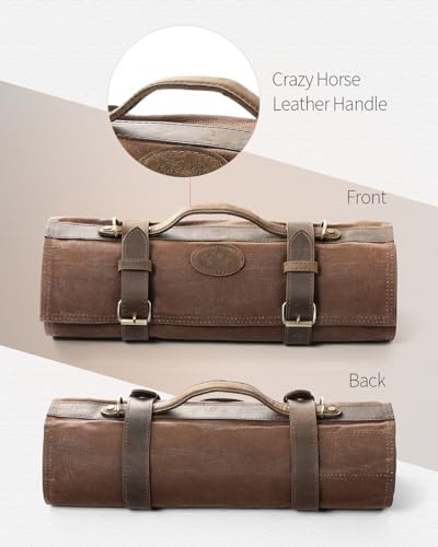Premium Chef Knife Roll Bag - Durable Stylish by XINZUO