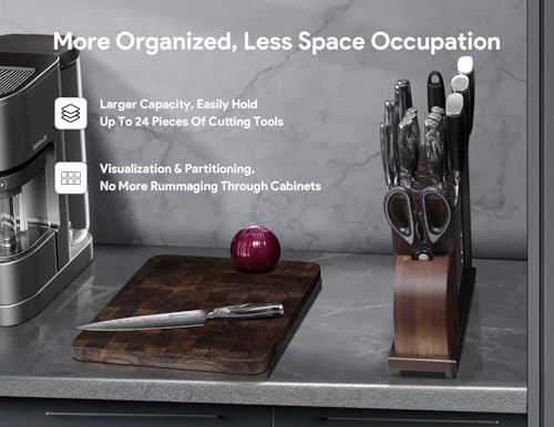 Ergonomic Damascus Kitchen Knife Set