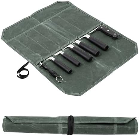 Compact 7-Slot Knives Case for Camping and Kitchen