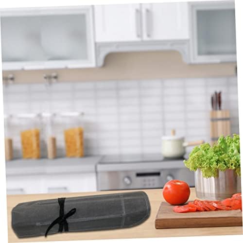 KICHOUSE Canvas Knife Storage Bag for Chef Knives and Cutlery