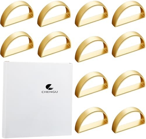 Stainless Steel Gold Napkin Rings 40 Pieces Buckle for Dinner Parties