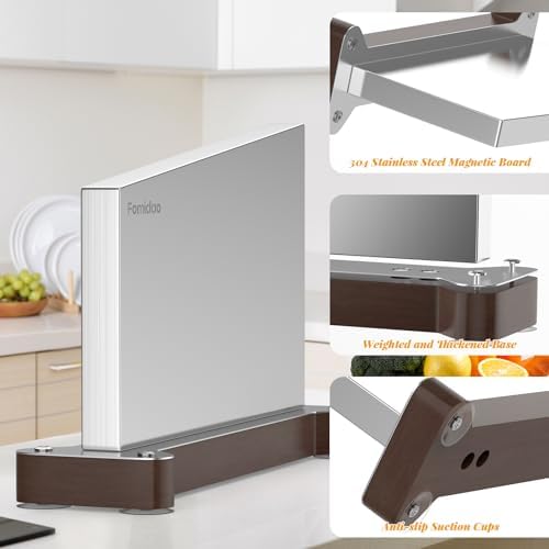 Magnetic Extra Large Stainless Steel Knife Holder Double Sided