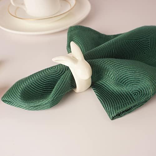 Easter Bunny Napkin Rings Set of 6 - Perfect for Tables