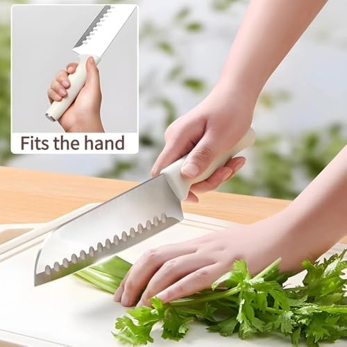 Compact Space-Saving 5-PC Knife Block Set for Apartments Campers