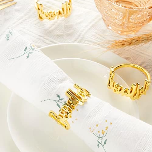 Eid Napkin Rings Set