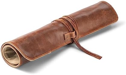 Premium Leather Knife Roll Bag Nils