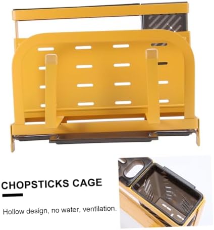 Elegant Yellow Knife Holder Space-Saving