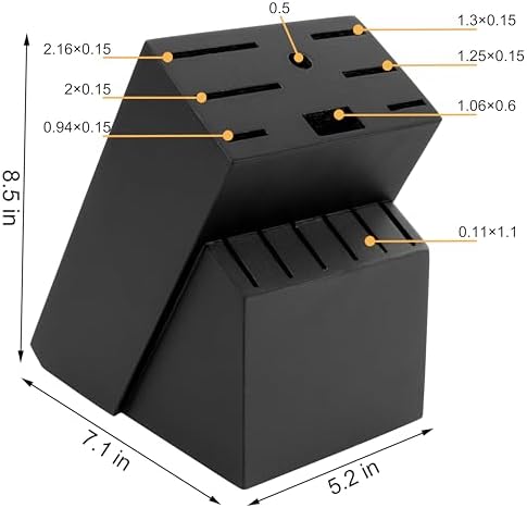 RedCall Universal Knife Block Holder Black