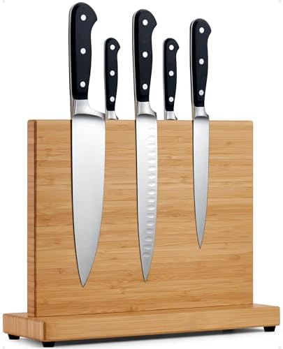 Sturdy Magnetic Knife Holder - Holds 9 Knives More