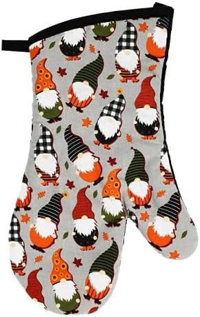 Modern Farmhouse Halloween Kitchen Towel Set with Gnomes