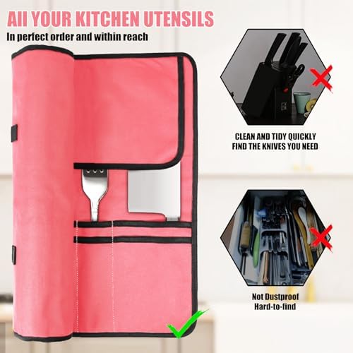 Pink Chef Knife Bag