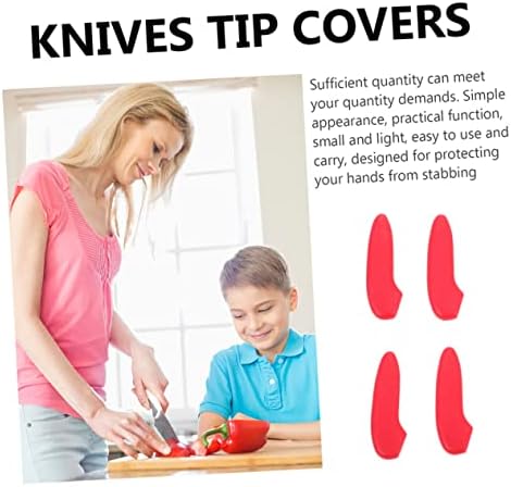 LalaDefiee 40-Piece Plastic Knives Tip Covers Anti Scratch Durable Odorless