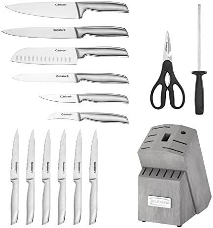Stainless Steel Knife Block Set