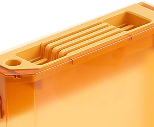 Wall-Mounted Plastic Knife Rack Yellow