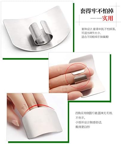 304 Stainless Steel Finger Guards Durable Kitchen Protector 3-Piece Set